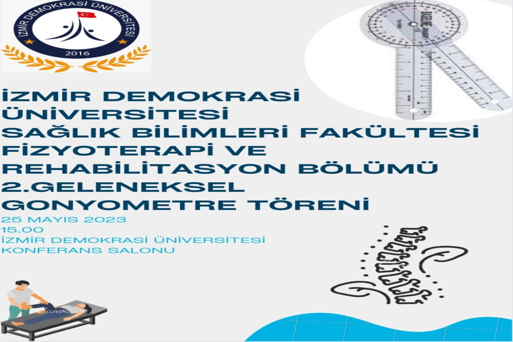 Fizyoterapi ve Rehabilitasyon Bölümü 2. Geleneksel Gonyometre Töreni Gerçekleştirildi