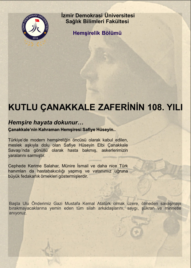 Kutlu Çanakkale Zaferinin 108. Yılı